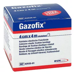 GAZOFIX Fiksācijas pārsējs kohēzīvs 4 cmx4 m, 1 gab