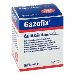 GAZOFIX Fiksācijas pārsējs saliedēts 6 cmx4 m, 1 gab
