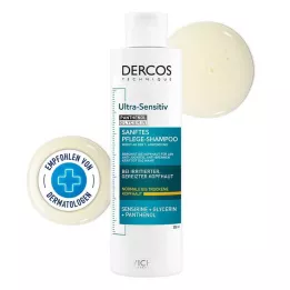 VICHY DERCOS īpaši jutīgs šampūns sausai galvas ādai, 200 ml
