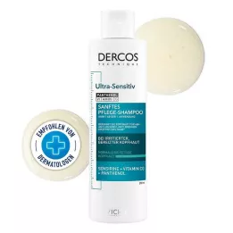 VICHY DERCOS īpaši jutīgs šampūns taukainai galvas ādai, 200 ml