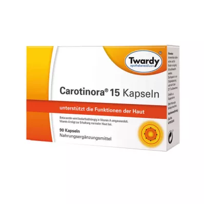 CAROTINORA 15 kapsulas, 90 gab