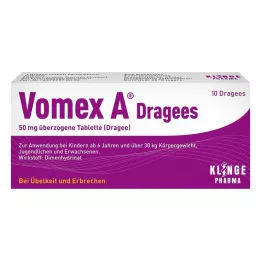 VOMEX A Dragees 50 mg apvalkotās tabletes, 10 gab