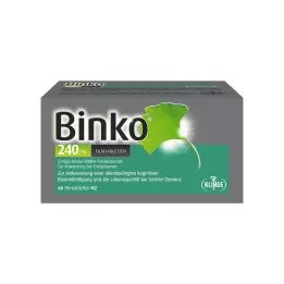 BINKO 240 mg apvalkotās tabletes, 60 gab