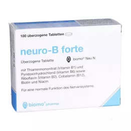 NEURO-B forte biomo Jaunas apvalkotās tabletes, 100 gab