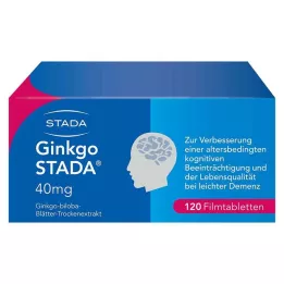 GINKGO STADA 40 mg apvalkotās tabletes, 120 gab