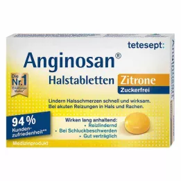 TETESEPT Anginosan kakla pastilas bezcukura citrons, 20 gab