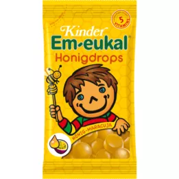 EM EUKAL Bērnu medus pilieni marakujas, kas satur cukuru, 75 g