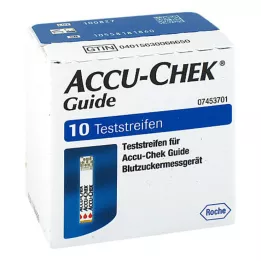 ACCU-CHEK Vadošās testa strēmeles, 1X10 gab