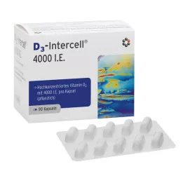 D3-INTERCELL 4000 SV kapsulas, 90 gab