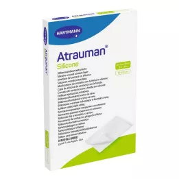 ATRAUMAN Silikona sterilas 7,5x10 cm kompreses, 10 gab