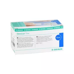 OMNICAN smalka pildspalvas kanule 31 G 0,25x6 mm, 100 gab