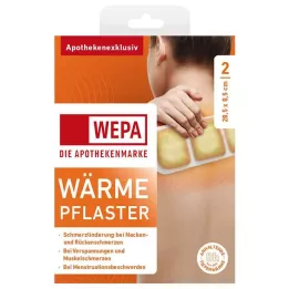 WÄRMEPFLASTER Kakls/mugura 8,5x28,5 cm WEPA, 2 gab
