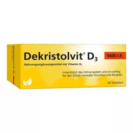 DEKRISTOLVIT D3 5600 SV tabletes, 60 gab