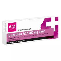 IBUPROFEN AbZ 400 mg akūtas apvalkotās tabletes, 20 gab