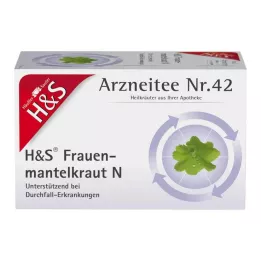 H&amp;S Ladys Mantle Herb N filtru maisiņi, 20 x 1,0 g