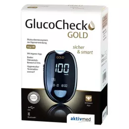GLUCOCHECK GOLD Asins glikozes mērītāja komplekts mg/dl, 1 gab