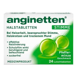 Anginetten balss sūkājamās tabletes, 24 tabletes