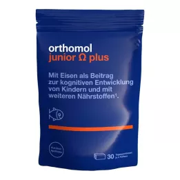 ORTHOMOL Junior Omega plus košļājamās tabletes, 90 gab