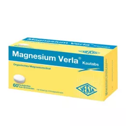MAGNESIUM VERLA Košļājamās tabletes, 60 gab