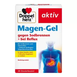 DOPPELHERZ Kuņģa želeja pret grēmām+reflukss, 20gab