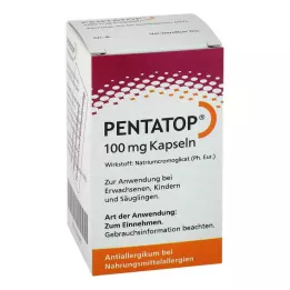 PENTATOP 100 mg kapsulas, cietās kapsulas, 50 gab