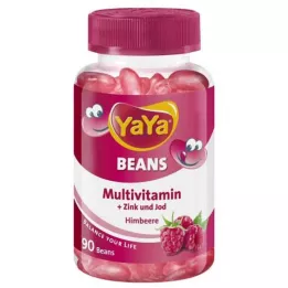 YAYA BEANS Aveņu cinka un joda košļājamās tabletes, 90 gab