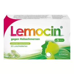 LEMOCIN pret iekaisušas kakla tabletes, 20 gab