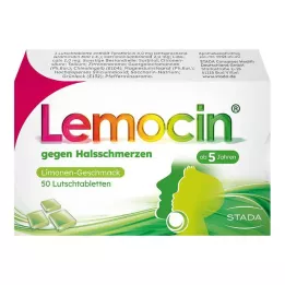 LEMOCIN pret iekaisušas kakla tabletes, 50 gab