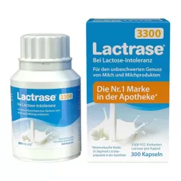 LACTRASE 3300 FCC kapsulas, 300 gab