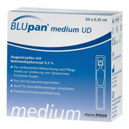 BLUPAN vidēji UD acu pilieni, 20X0,35 ml