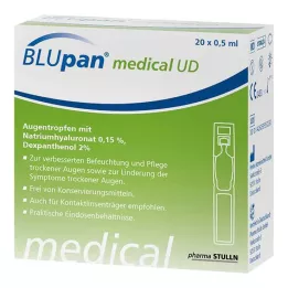 BLUPAN medicīniskie UD acu pilieni, 20X0,5 ml