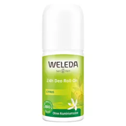 WELEDA Citrus 24h Roll-on dezodorants, 50 ml