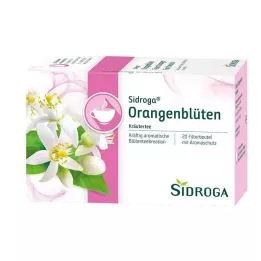 SIDROGA Apelsīnu ziedu tējas filtra maisiņi, 20X1,2 g