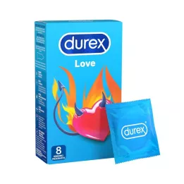 DUREX Mīlestības prezervatīvi, 8 gab