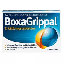 BOXAGRIPPAL Aukstās tabletes 200 mg/30 mg FTA, 20 gab