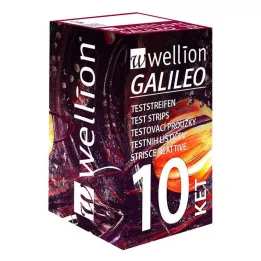 WELLION GALILEO Ketonu testa strēmeles, 10 gab