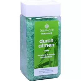 DERMASEL Nāves jūras vannas sāls Elpojiet dziļi, 520 g