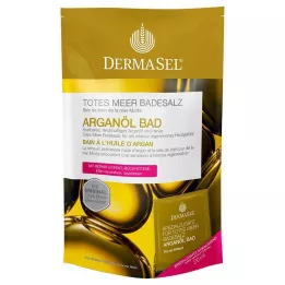 DERMASEL Nāves jūras vannas sāls + argana eļļa, 1 lpp