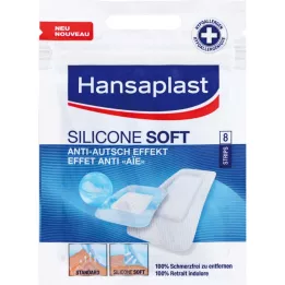 HANSAPLAST Silikona mīkstās sloksnes 2 izmēri, 8 gab