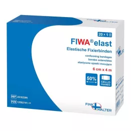 FIXIERBINDE elastīgs 6 cmx4 m celofāns, 1 gab