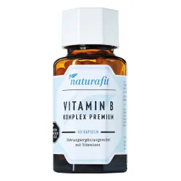 Naturafit Vitamin B Complex Premium kapsulas, 60 gab