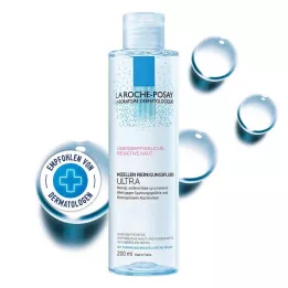 ROCHE-POSAY Micelārais tīrīšanas fluīds reaktīvai ādai, 200 ml