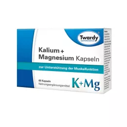 KALIUM+MAGNESIUM kapsulas, 60 gab
