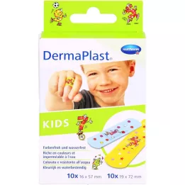 DERMAPLAST KIDS Ģipša sloksnes 2 izmēri, 20 gab
