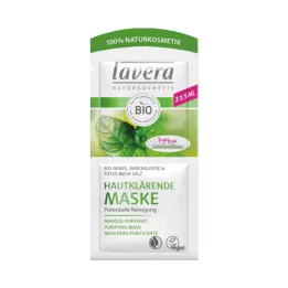 LAVERA ādu attīroša maska piparmētra, 2X5 ml