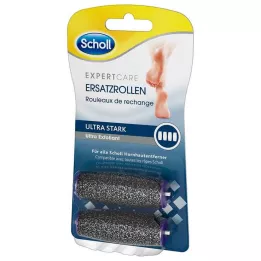 SCHOLL Velvet gludi Pedi rezerves ruļļi, īpaši spēcīgi, 2 gab