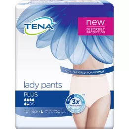 TENA LADY Bikses plus L, 10 gab