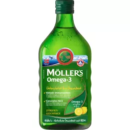 MÖLLERS Omega-3 citronu garšas eļļa, 250 ml