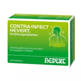 CONTRAINFECT Hevert saaukstēšanās tabletes, 100 gab
