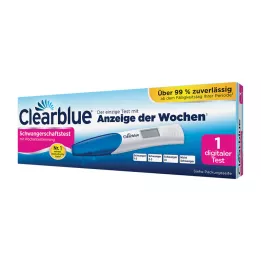 CLEARBLUE Grūtniecības tests ar nedēļas noteikšanu, 1 gab